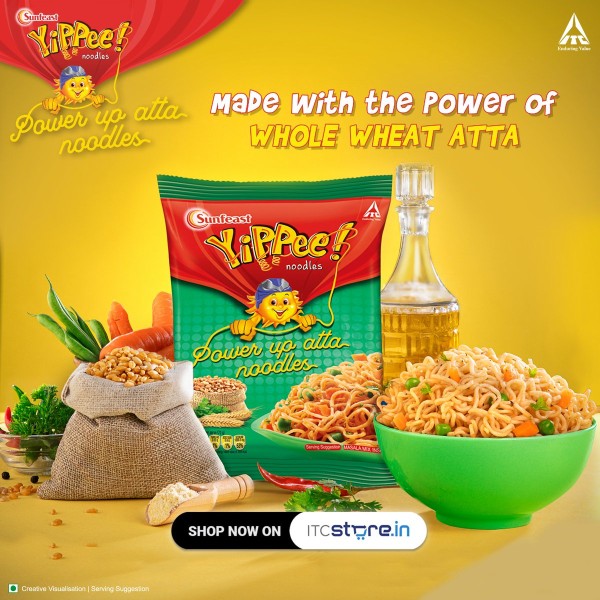 Sunfeast YiPPee! Noodles Power Up Atta Noodles