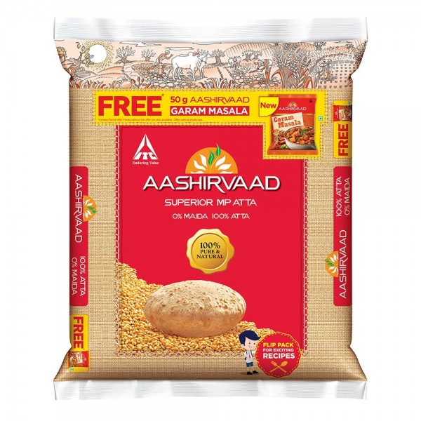 Aashirvaad Superior MP Atta (Free 50g Garam Masala)