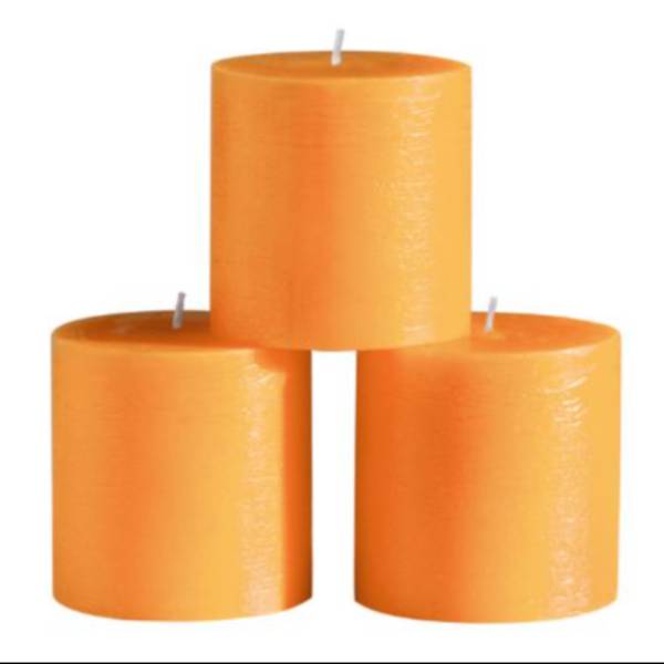 Pillar Candle 3X3 (Set - 4)