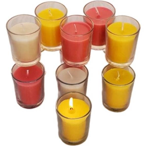 Glass Candles - Set 4