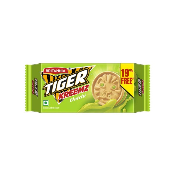 Britannia Tiger Kreemz - Elaichi Cream Biscuits