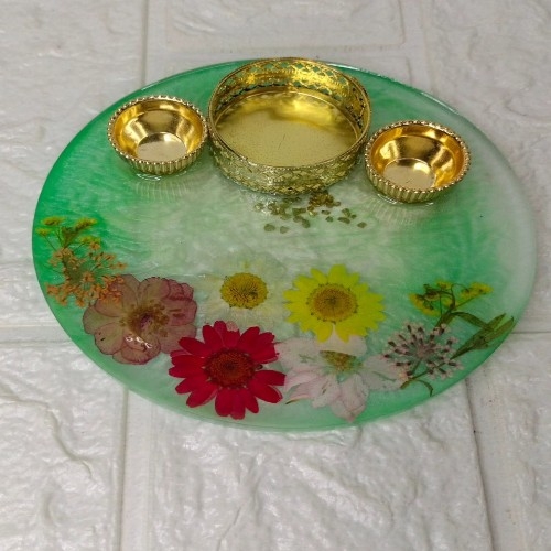 Resin Pooja Thali