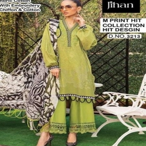 Jihan Cotton With Patches Suite