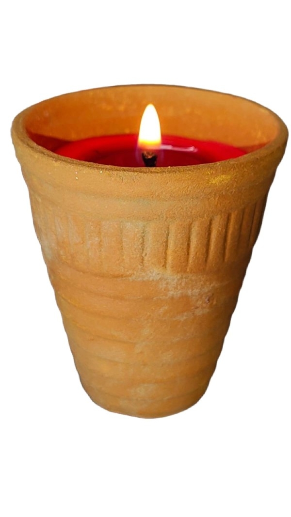 Clay Candle