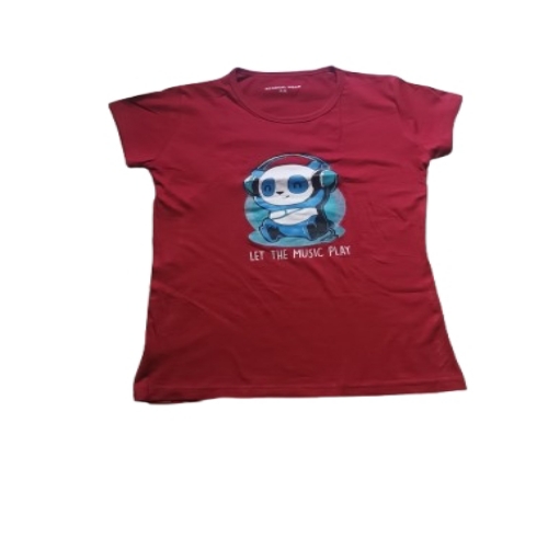 Women's Cotton Printed T-Shirt