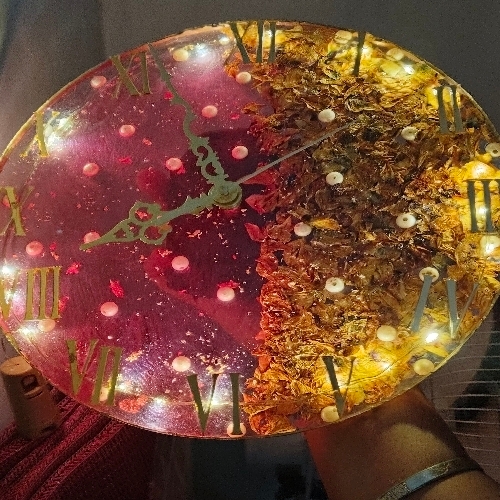 Resin Wall Clock