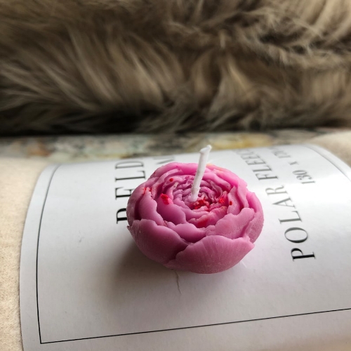 Small Rose Candle