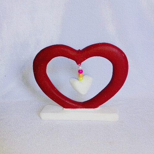 Heart Shape Showpiece