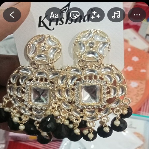 Heavy Diamond Earrings