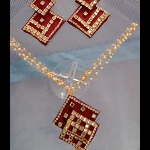 Fabric Jewellery Set