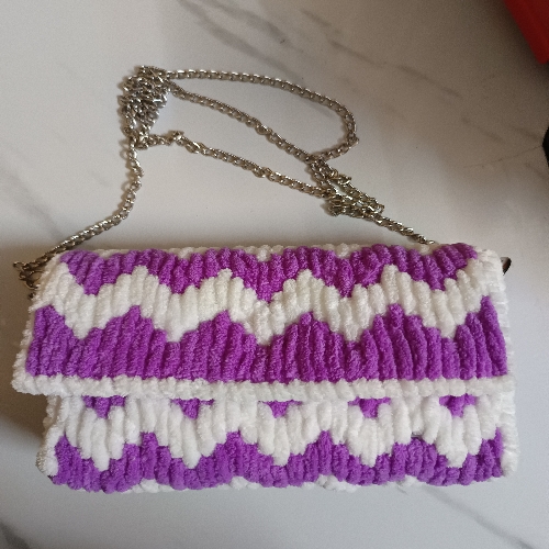 Crochet Canvas Purse ?